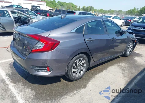 2018 Honda Civic Ex z USA, uszkodzony, nr VIN 2HGFC2F74JH581471